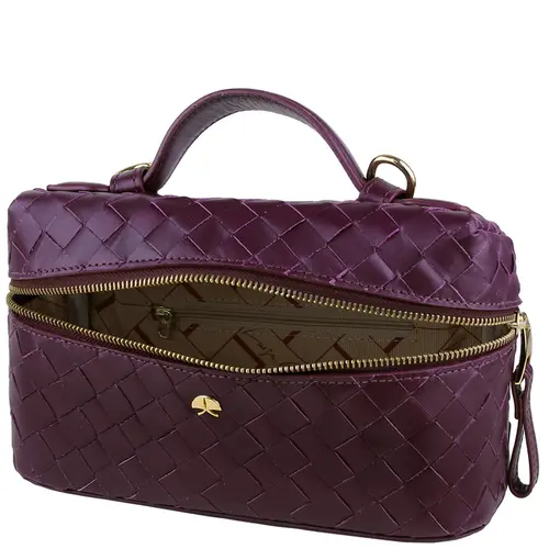 BOLSA PEQUENA TRESSÊ VANITY LUIZA BARCELOS VINHO