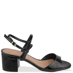 SANDÁLIA SALTO MÉDIO AREZZO PRETO