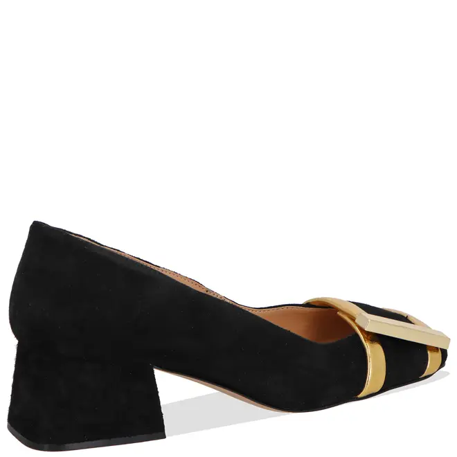 SCARPIN SALTO MÉDIO LUIZA BARCELOS PRETO