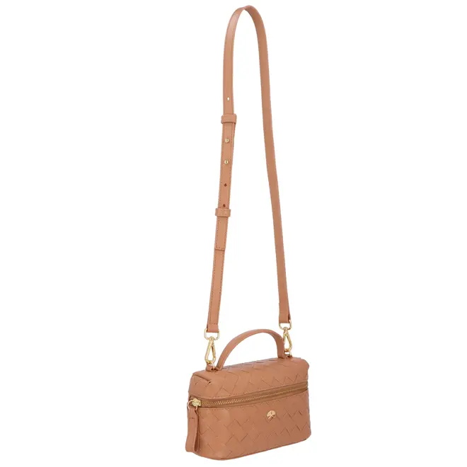 BOLSA PEQUENA VANITY TRESSÊ LUIZA BARCELOS BEGE