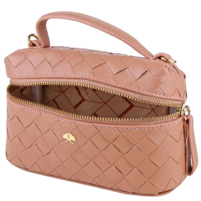 BOLSA PEQUENA VANITY TRESSÊ LUIZA BARCELOS BEGE