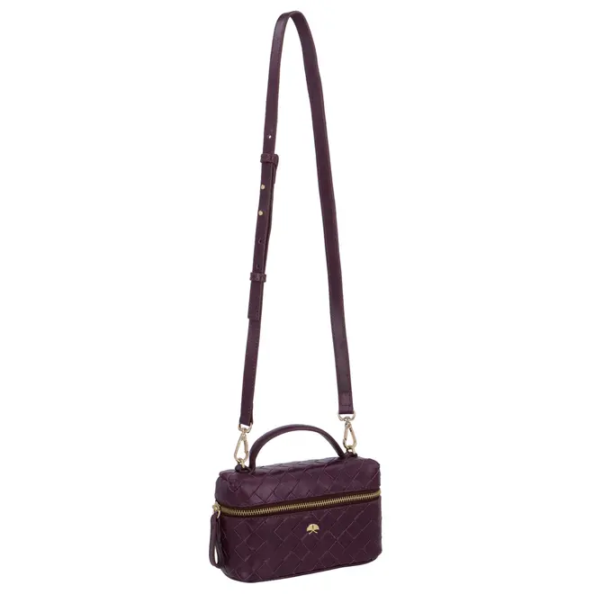 BOLSA PEQUENA VANITY TRESSÊ LUIZA BARCELOS VINHO