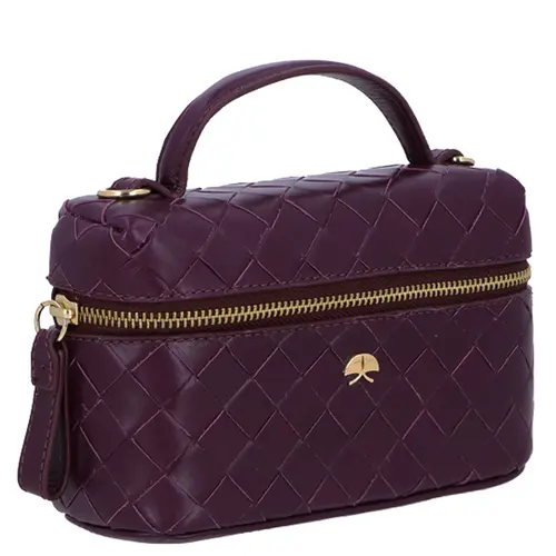 BOLSA PEQUENA VANITY TRESSÊ LUIZA BARCELOS VINHO