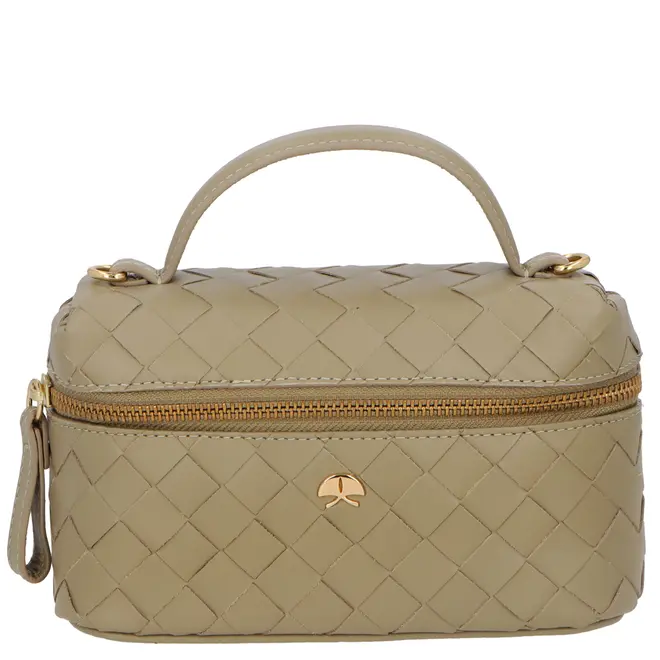 BOLSA PEQUENA TRESSÊ VANITY LUIZA BARCELOS VERDE