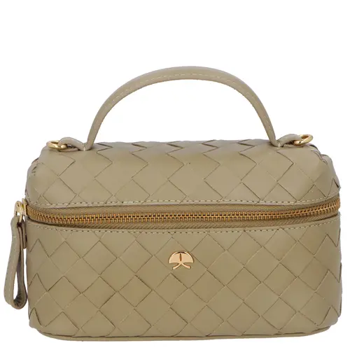 BOLSA PEQUENA TRESSÊ VANITY LUIZA BARCELOS VERDE