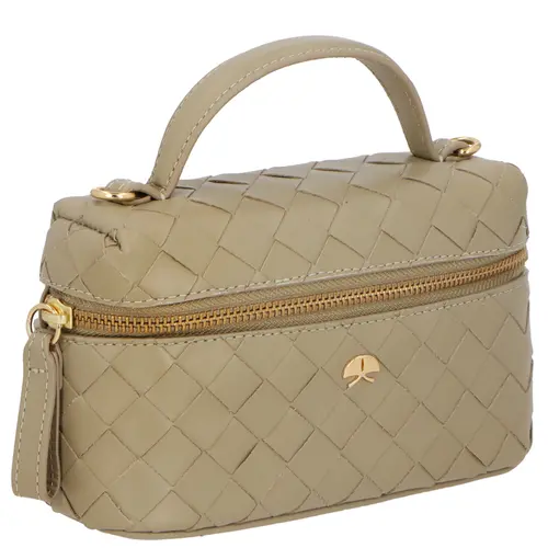 BOLSA PEQUENA TRESSÊ VANITY LUIZA BARCELOS VERDE