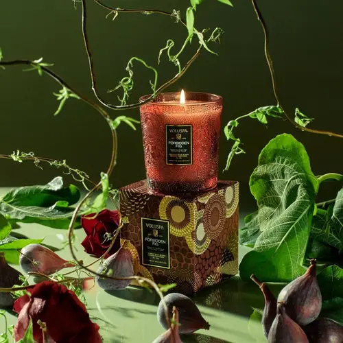 VELA AROMÁTICA COPO VIDRO 60 H FORBIDDEN FIG