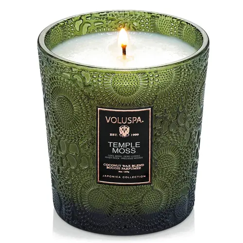 VELA AROMÁTICA COPO VIDRO 60H TEMPLE MOSS
