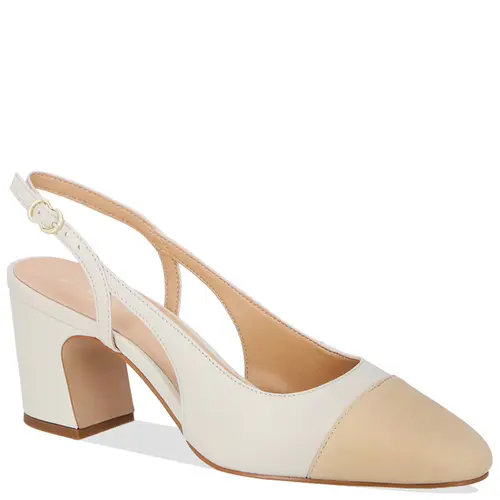 SCARPIN SALTO MÉDIO LUIZA BARCELOS BRANCO