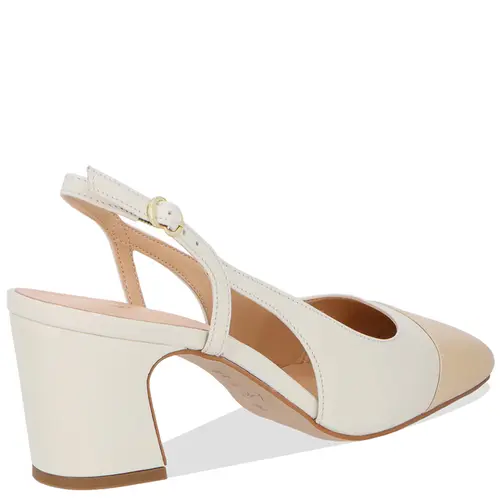 SCARPIN SALTO MÉDIO LUIZA BARCELOS BRANCO