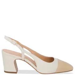 SCARPIN SALTO MÉDIO LUIZA BARCELOS BRANCO