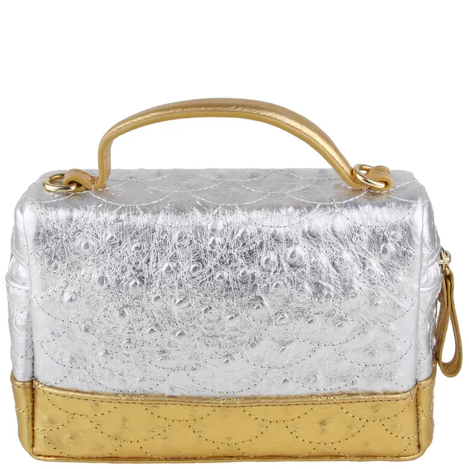 BOLSA PEQUENA VANITY LUIZA BARCELOS PRATA