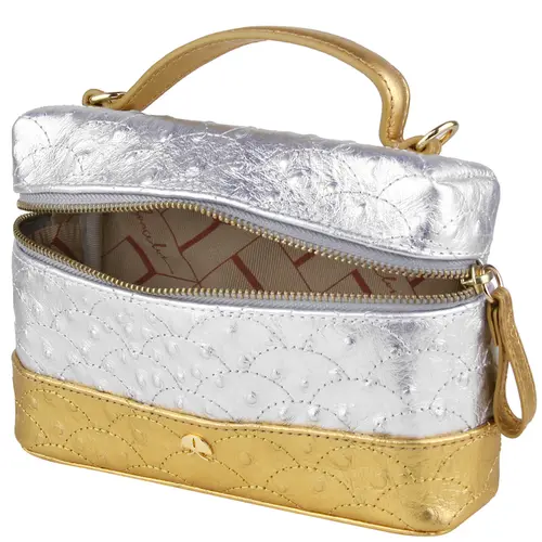 BOLSA PEQUENA VANITY LUIZA BARCELOS PRATA