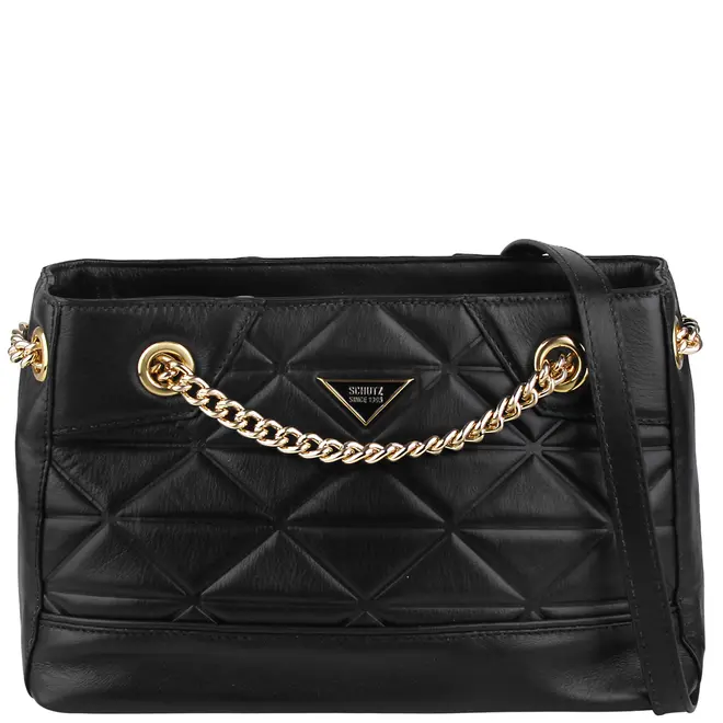 BOLSA MÉDIA HOBO SCHUTZ PRETO