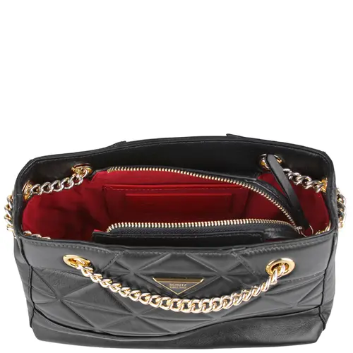 BOLSA MÉDIA HOBO SCHUTZ PRETO