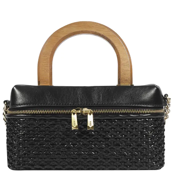 BOLSA MÉDIA SATCHEL VANITY SCHUTZ PRETO