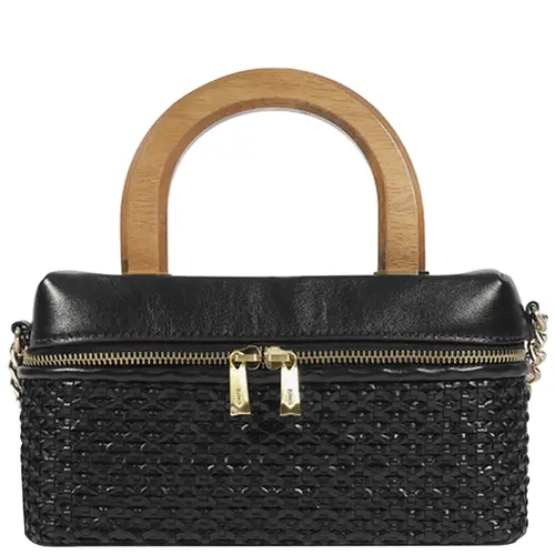 BOLSA MÉDIA SATCHEL VANITY SCHUTZ PRETO