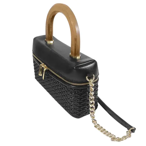 BOLSA MÉDIA SATCHEL VANITY SCHUTZ PRETO