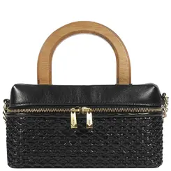 BOLSA MÉDIA SATCHEL VANITY SCHUTZ PRETO