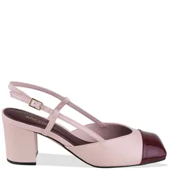 SCARPIN SALTO MÉDIO SLINGBACK MARGOT AREZZO ROSA