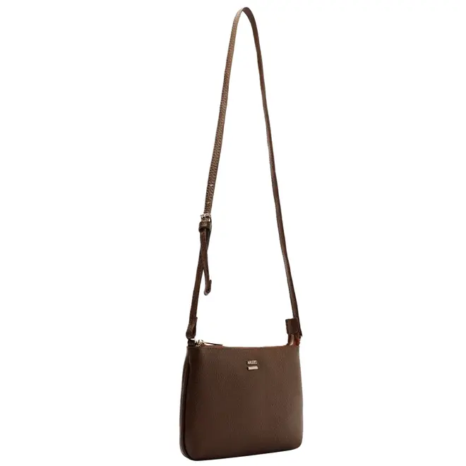 BOLSA PEQUENA AREZZO MARROM