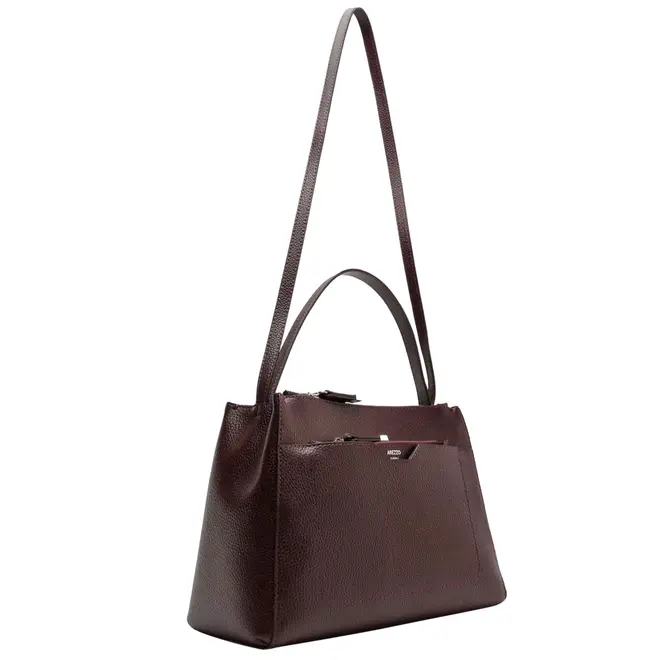 BOLSA GRANDE TOTE AREZZO VINHO