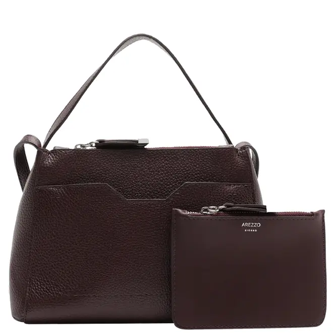 BOLSA MÉDIA TOTE EMILLY AREZZO VINHO