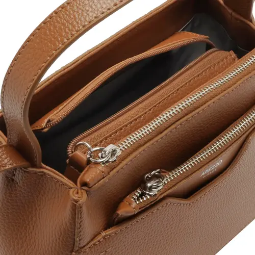 BOLSA TOTE MÉDIA EMILLY AREZZO CARAMELO