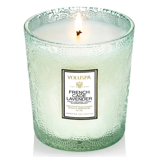 VELA AROMÁTICA COPO VIDRO 60H FRENCH CADE LAVENDER