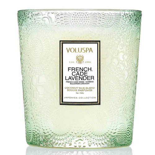 VELA AROMÁTICA COPO VIDRO 60H FRENCH CADE LAVENDER