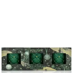 KIT 3 MINI VELAS AROMÁTICAS 25H NOBLE FIR GARLAND