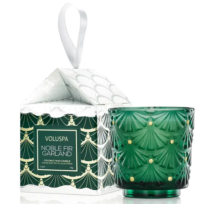MINI VELA AROMÁTICA ORN PED 25H NOBLE FIR GARLAND