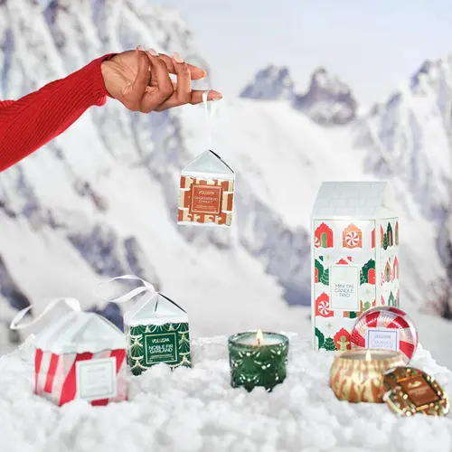 MINI VELA AROMÁTICA ORN PED 25H NOBLE FIR GARLAND