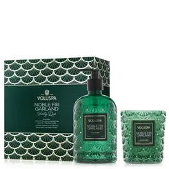 KIT VANITY DUO SABONETE E VELA 40H NOBLE FIR G