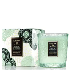 VELA AROMÁTICA COPO VIDRO 60H WHITE CYPRESS