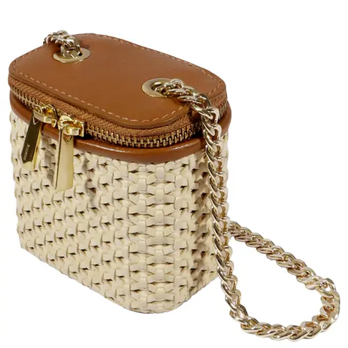 MINI BOLSA VANITY SCHUTZ CARAMELO