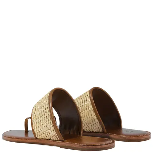 SANDÁLIA RASTEIRA CROCHÊ SCHUTZ MARROM