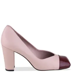 SCARPIN SALTO BLOCO ALTO AREZZO ROSA