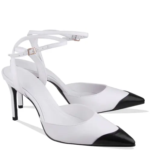 SCARPIN SALTO ALTO SCHUTZ BRANCO