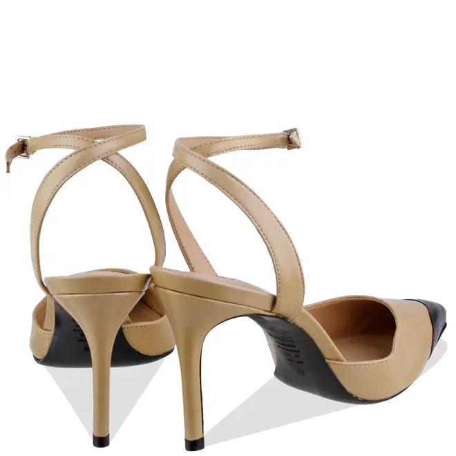 SCARPIN SALTO ALTO SCHUTZ BEGE
