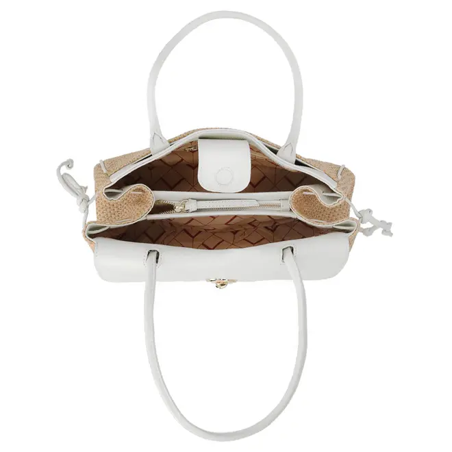 BOLSA MÉDIA LUIZA BARCELOS BRANCO