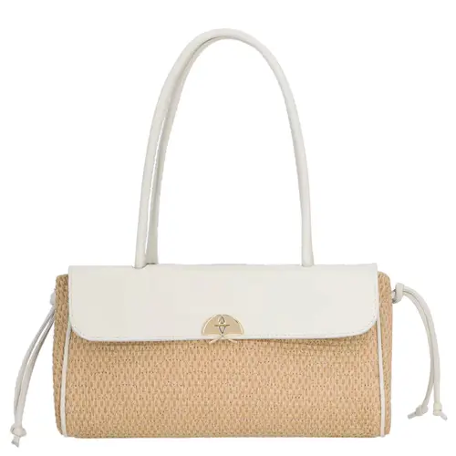 BOLSA MÉDIA LUIZA BARCELOS BRANCO