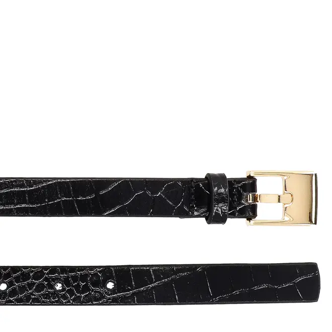 CINTO FINO CROCO LUIZA BARCELOS PRETO