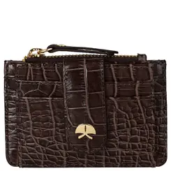 MINI PORTA-CARTÕES CROCO LUIZA BARCELOS CINZA