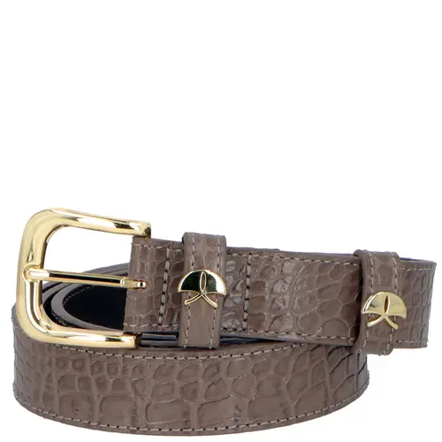 CINTO CROCO LUIZA BARCELOS CINZA