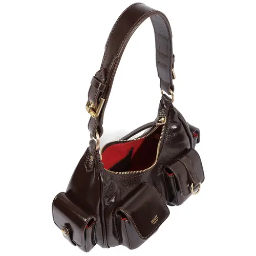 BOLSA HOBO MINI LILO MÉDIA SCHUTZ MARROM