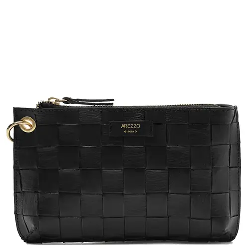BOLSA PEQUENA TRESSÊ AREZZO PRETO