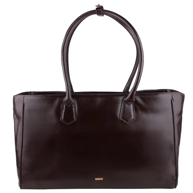 BOLSA GRANDE SHOPPING SCHUTZ MARROM