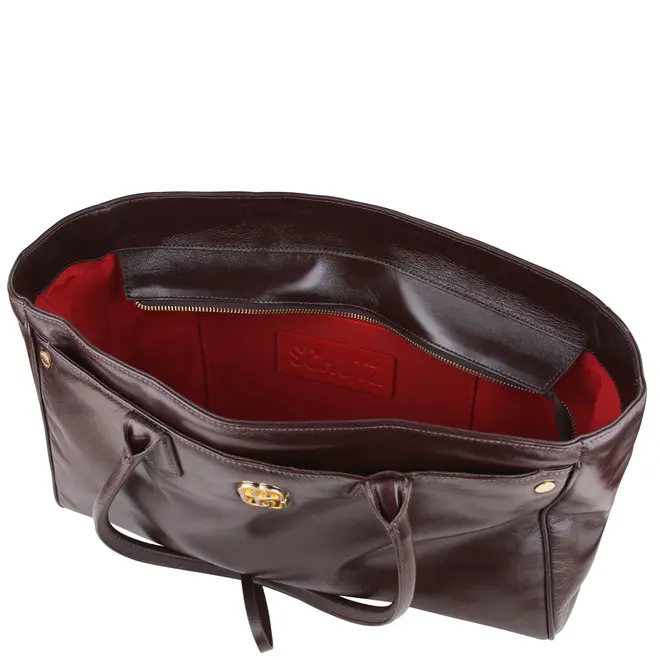 BOLSA GRANDE SHOPPING SCHUTZ MARROM