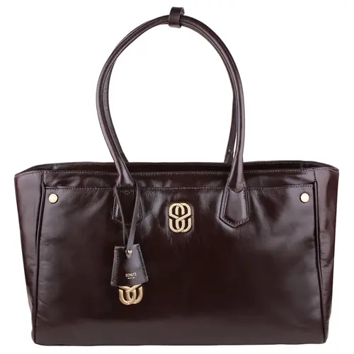 BOLSA GRANDE SHOPPING SCHUTZ MARROM